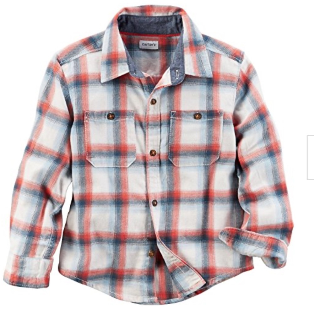 Carter’s plaid flannel shirt